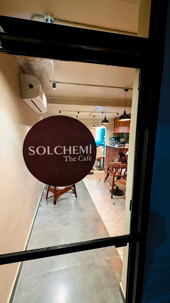 Solchemi quiet cafe in Shahpur Jat
